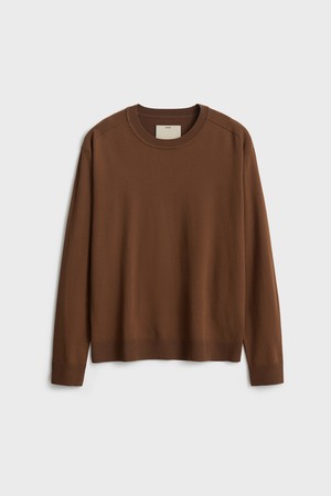 Classic Crewneck Knit_Brown