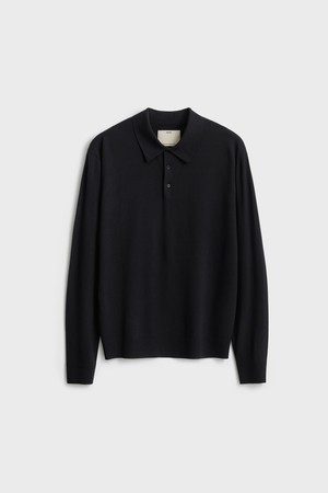 Classic Polo Knit_Black