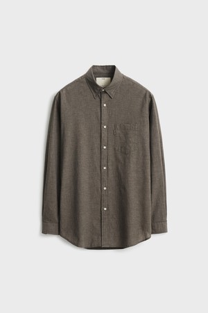 Button Down Shirt_Brown