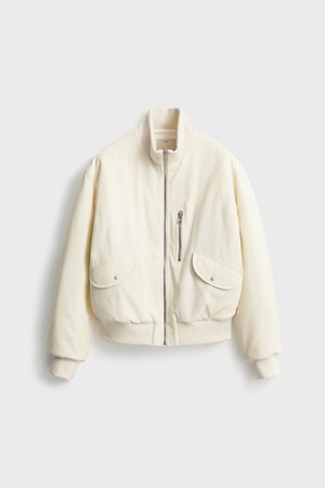 Cotton Bomber Jacket_Yellow