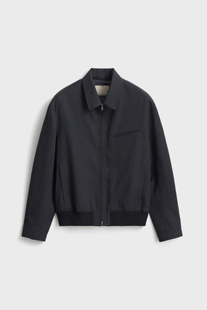 Wool Blouson_Charcoal