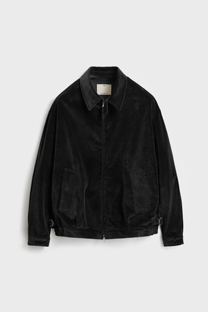 Corduroy Swingtop Blouson_Black