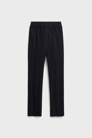 Wool Jersey Banding Pants_Black