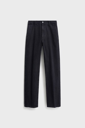 One Washed Straight Fit Denim (New)_Blue Black