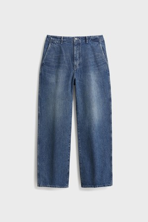 One Washed Wide Denim_Mid Indigo