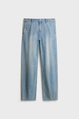 One Washed Straight Fit Denim_Light Blue2