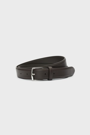 Italian Nappa Leather Belt_Dark Brown