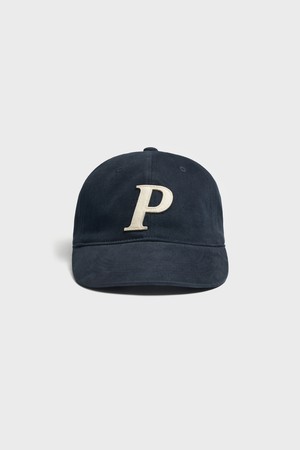 Cotton Graphic Ball Cap_Navy