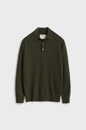 Comfort Polo Knit_Olive