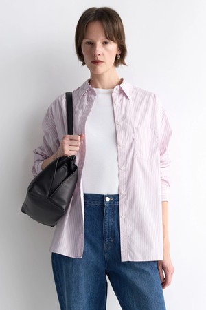 Comfort Shirt_Pink Stripe