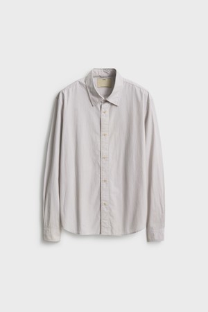 Regular Shirt_Beige Stripe