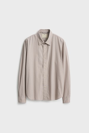 Regular Shirt_Beige Check