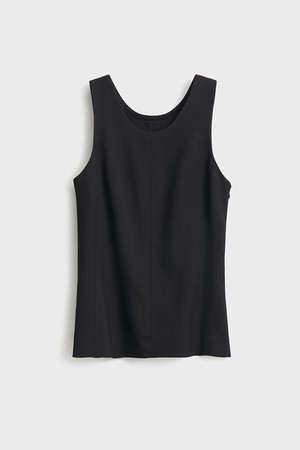Woven Sleeveless Top_Black