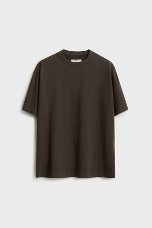 [미사용]Short Sleeve Comfort T-Shirt_Brown