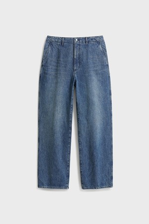One Washed Wide Denim_Mid Blue