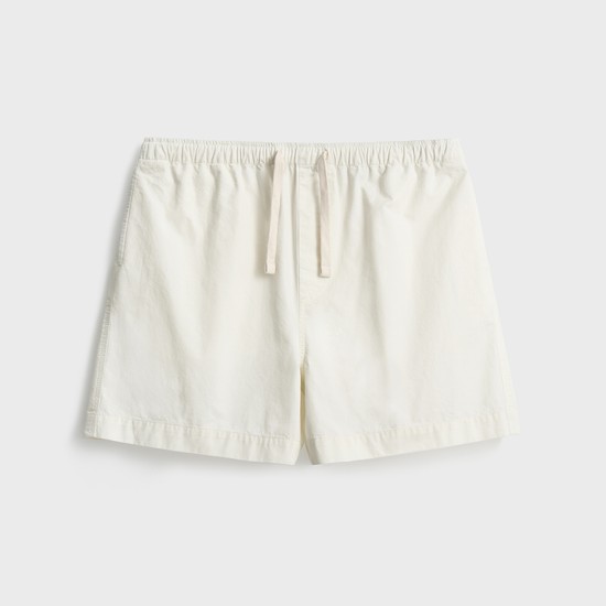 Washed Cotton Shorts_White