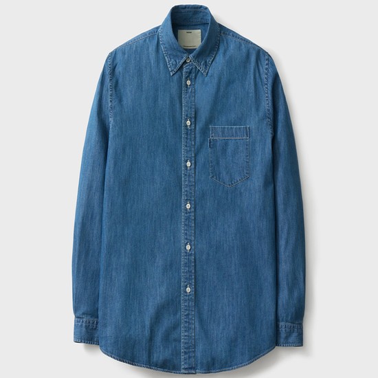 Button Down Shirt_Mid Blue