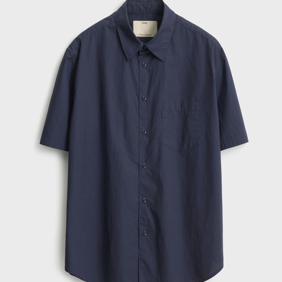 Short Sleeve Comfort Shirt_Navy