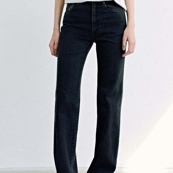 Straight Fit Denim_Charcoal