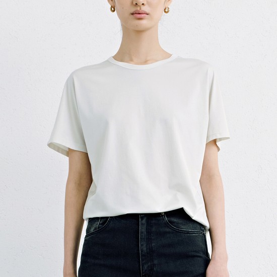 Comfort Silky T-shirts_White