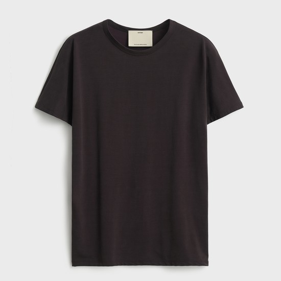 Comfort Silky T-shirts_Red Brown