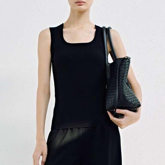 Sleeveless Knit_Black