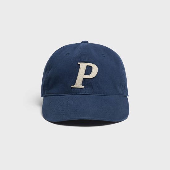 Cotton Graphic Ball Cap_Blue
