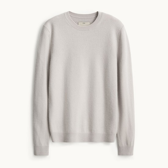 Cashmere Compact Crewneck Knit_Otmeal