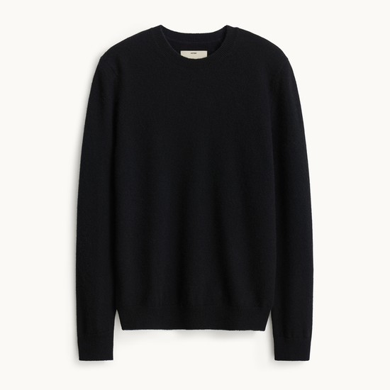 Cashmere Compact Crewneck Knit_Black