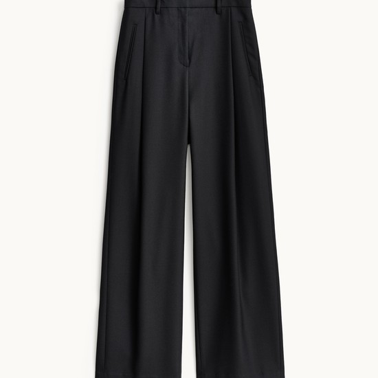 Wool Tailored Pants_Black