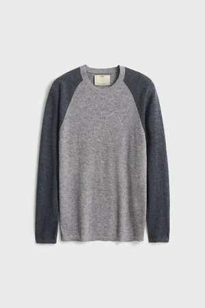 Air Cashmere Crewneck Knit_Charcoal