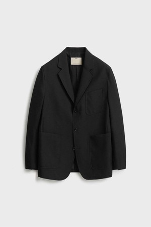 Wool Sports Jacket (New)_Black