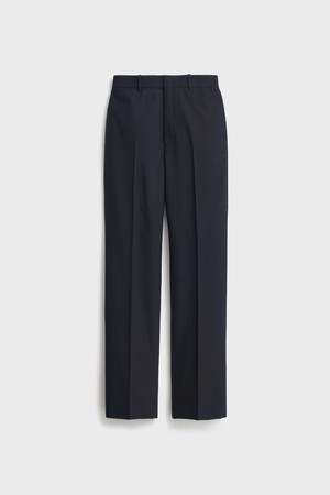 Wool Straight Fit Pants (New)_Dark Navy