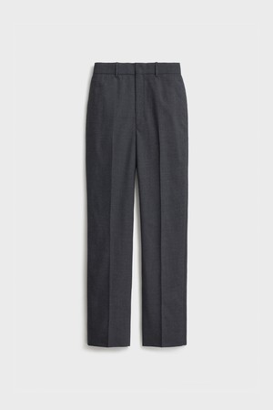 Wool Straight Fit Pants (New)_Dark Gray
