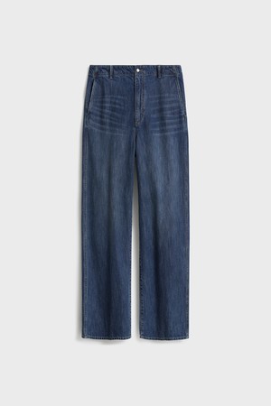 One Washed Wide Denim (New)_Deep Blue