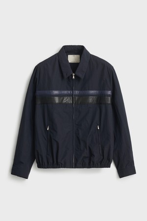 Color-block Nylon Jacket_Navy