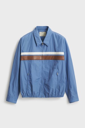 Color-block Nylon Jacket_Blue