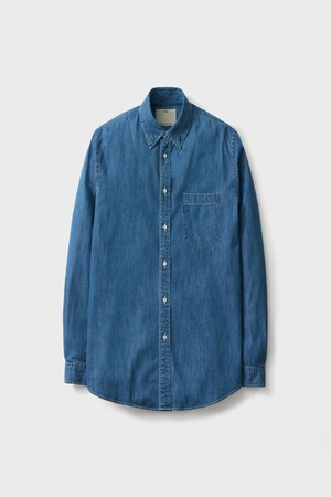 Button Down Shirt_Mid Blue