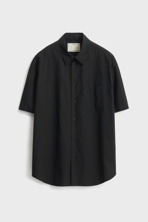 Short Sleeve Comfort Shirt (Typewriter)_Black