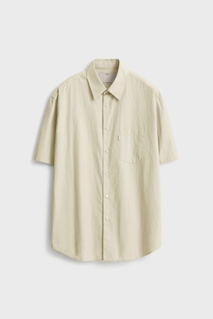 [5월4일 예약발송] Short Sleeve Comfort Shirt (Typewriter)_Light Yellow