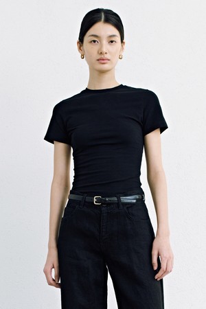 Cotton Jersey Top_Black