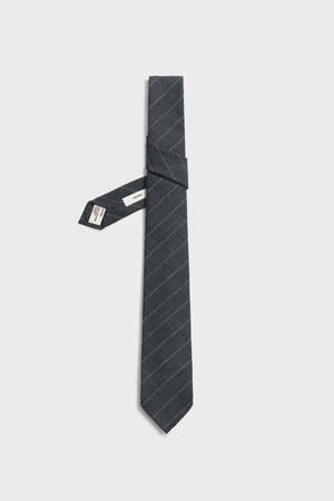 Classic Slim Tie_Gray Stripe