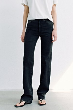 Straight Fit Denim_Charcoal