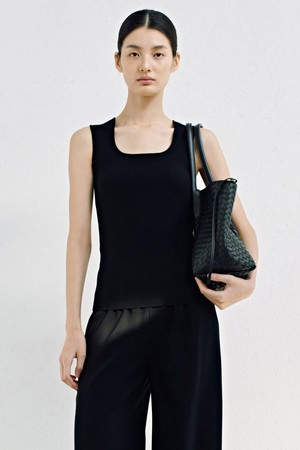 Sleeveless Knit_Black