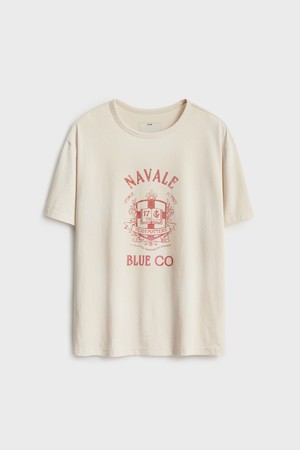 Short Sleeve Vintage T-Shirt_Beige