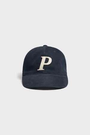 Cotton Graphic Ball Cap_Navy