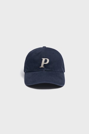 Washed Cotton Ball Cap_Navy