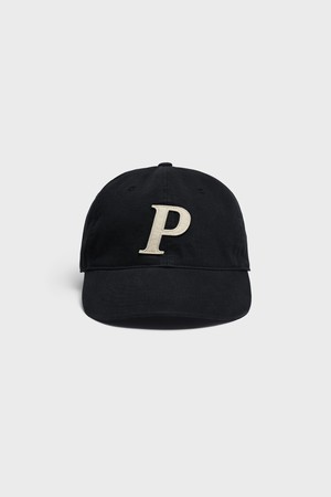 Cotton Graphic Ball Cap_Black