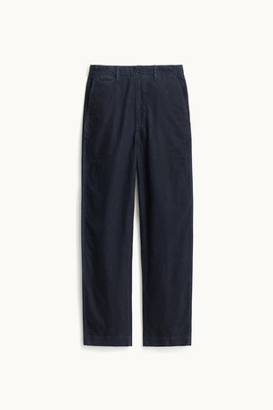 Light Moleskin Tapered Pants_Navy