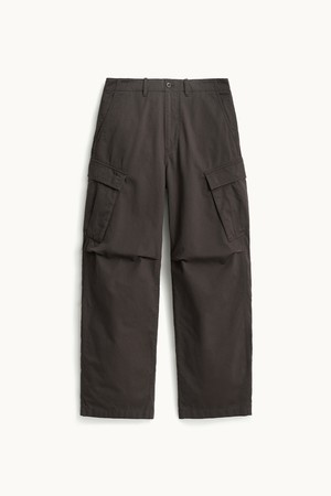 Garment Washed Cargo Pants_Brown